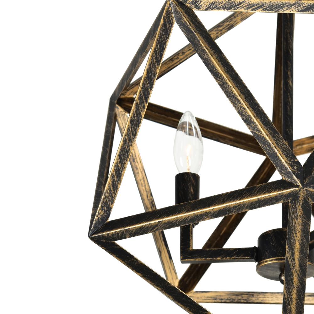 Amazon 4 Light Up Pendant With Antique forged copper Finish
