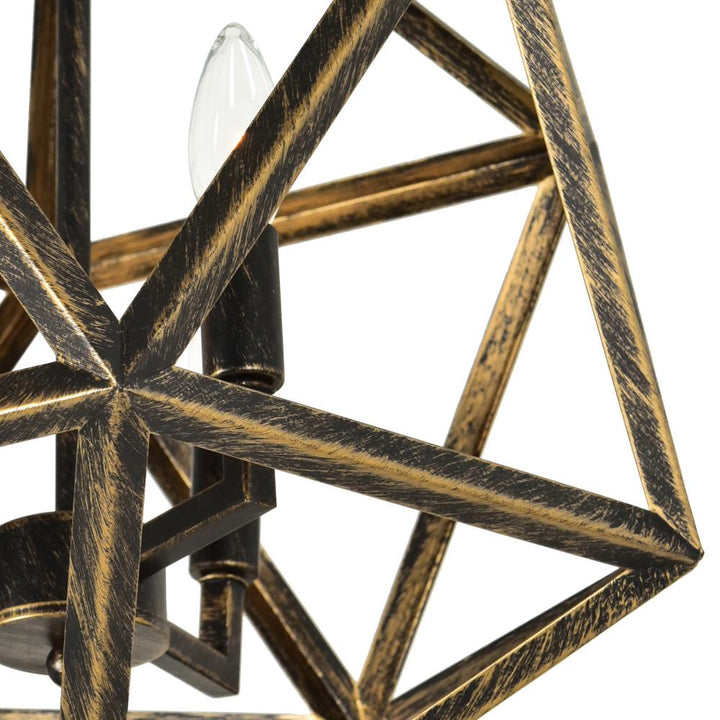 Amazon 4 Light Up Pendant With Antique forged copper Finish