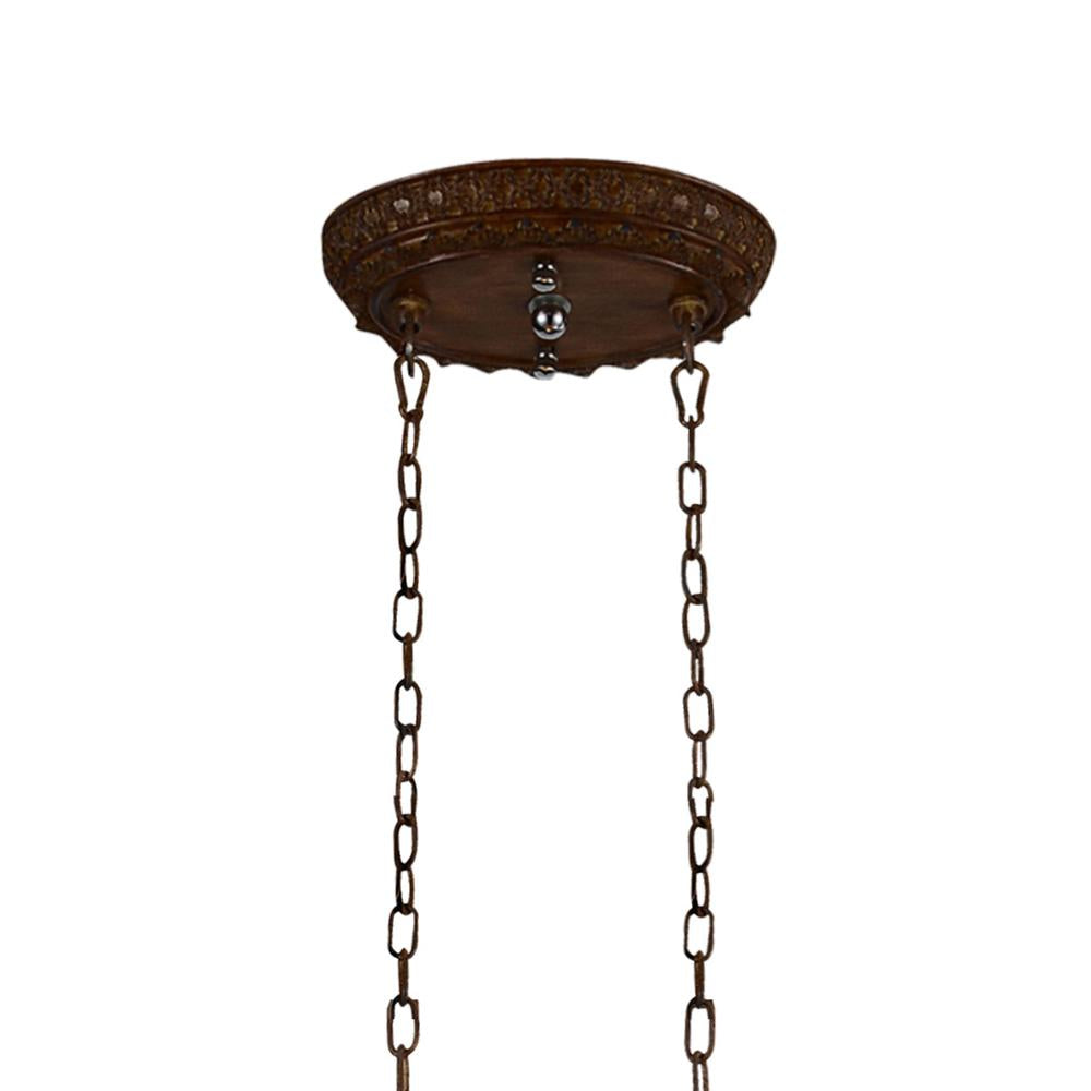 Nicole 6 Light Drum Shade Chandelier With Brushed Chocolate Finish