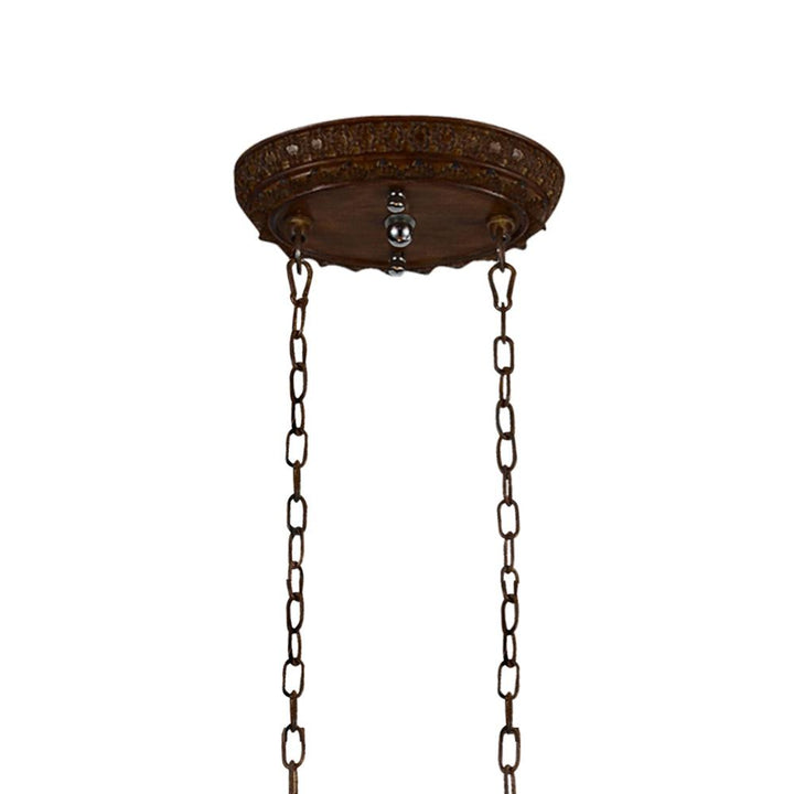 Nicole 6 Light Drum Shade Chandelier With Brushed Chocolate Finish