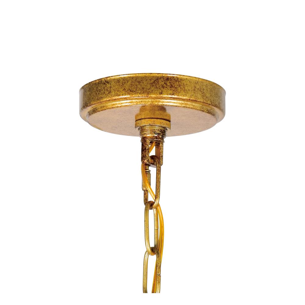 Electra 6 Light Up Chandelier With Oxidized Bronze Finish