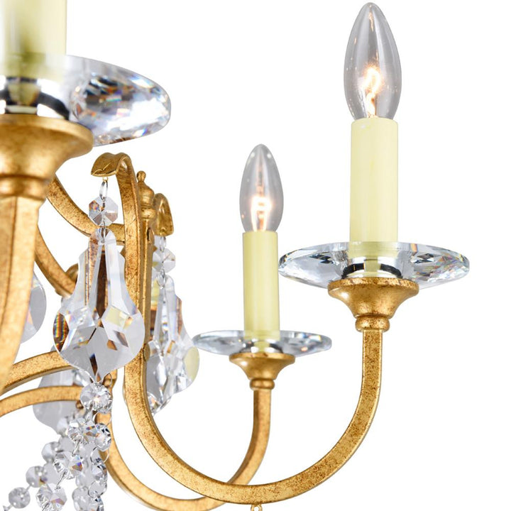 Electra 12 Light Up Chandelier With Oxidized Bronze Finish