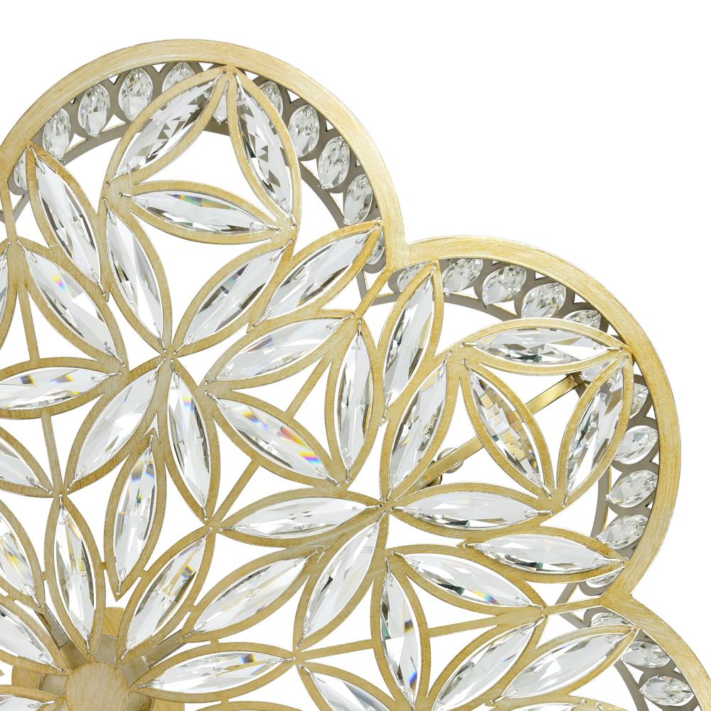 Nova 6 Light Chandelier With Champagne Finish