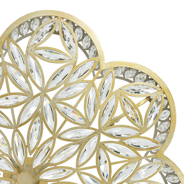 Nova 6 Light Chandelier With Champagne Finish