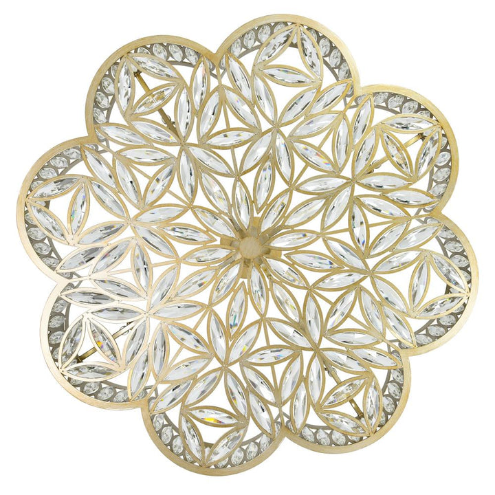 Nova 8 Light Chandelier With Champagne Finish