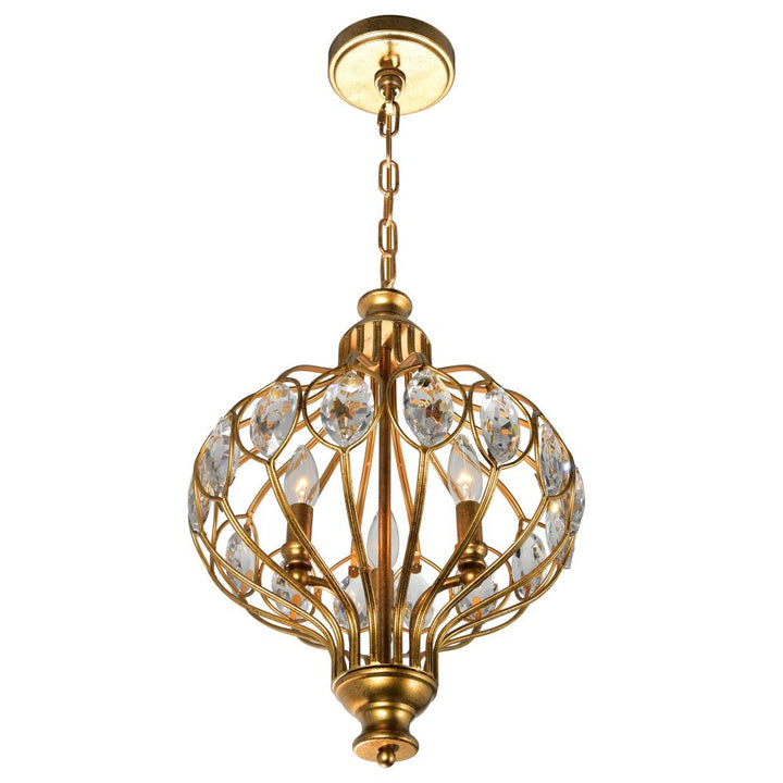 Altair 3 Light Chandelier With Antique Bronze Finish