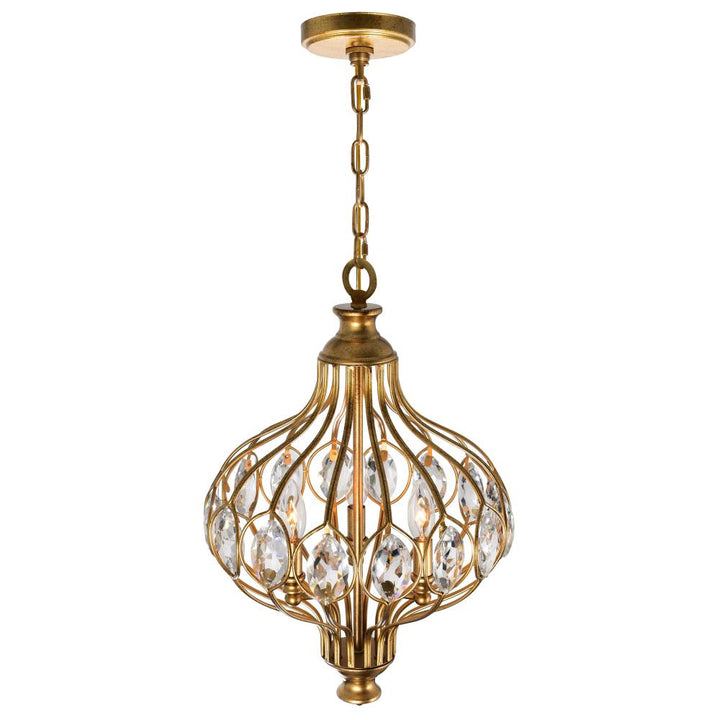 Altair 3 Light Chandelier With Antique Bronze Finish