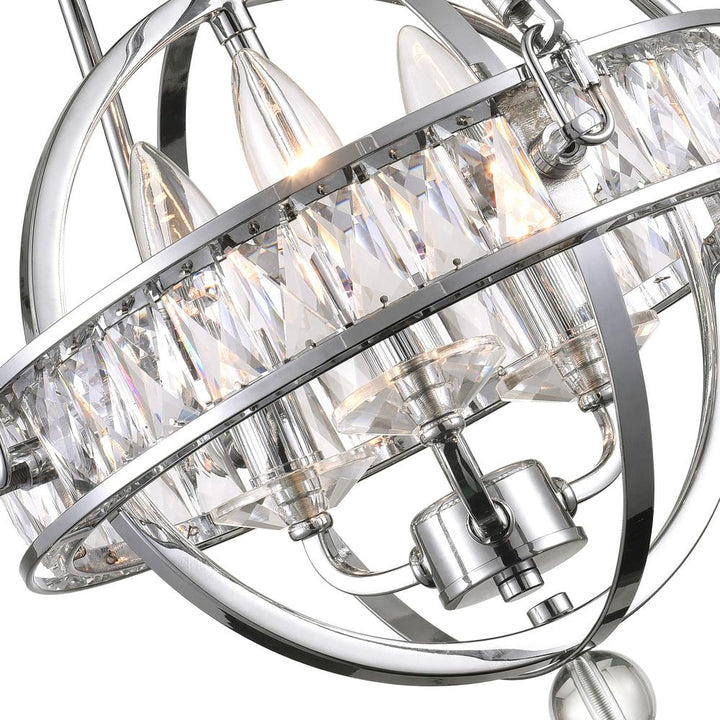 Arkansas 3 Light Mini Chandelier With Chrome Finish