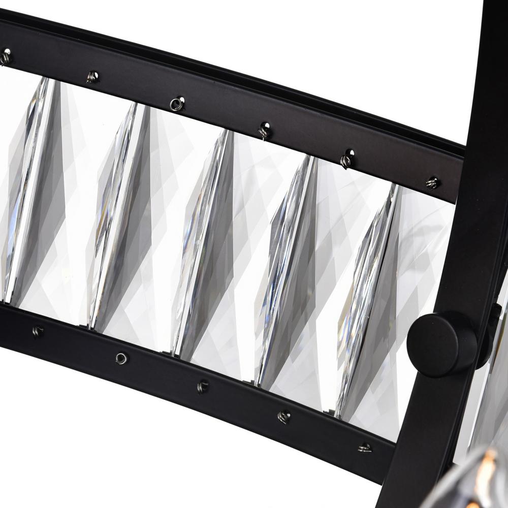 Arkansas 6 Light Chandelier With Black Finish