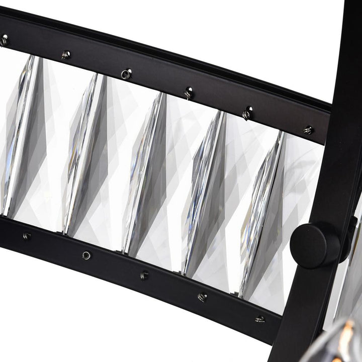 Arkansas 6 Light Chandelier With Black Finish