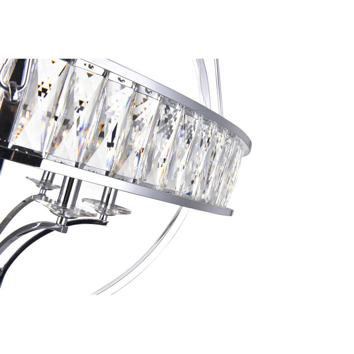 Arkansas 6 Light Chandelier With Chrome Finish