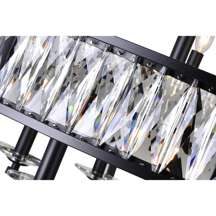Arkansas 12 Light Chandelier With Black Finish