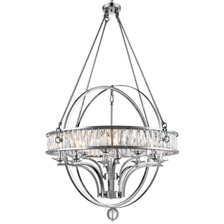 Arkansas 12 Light Chandelier With Chrome Finish