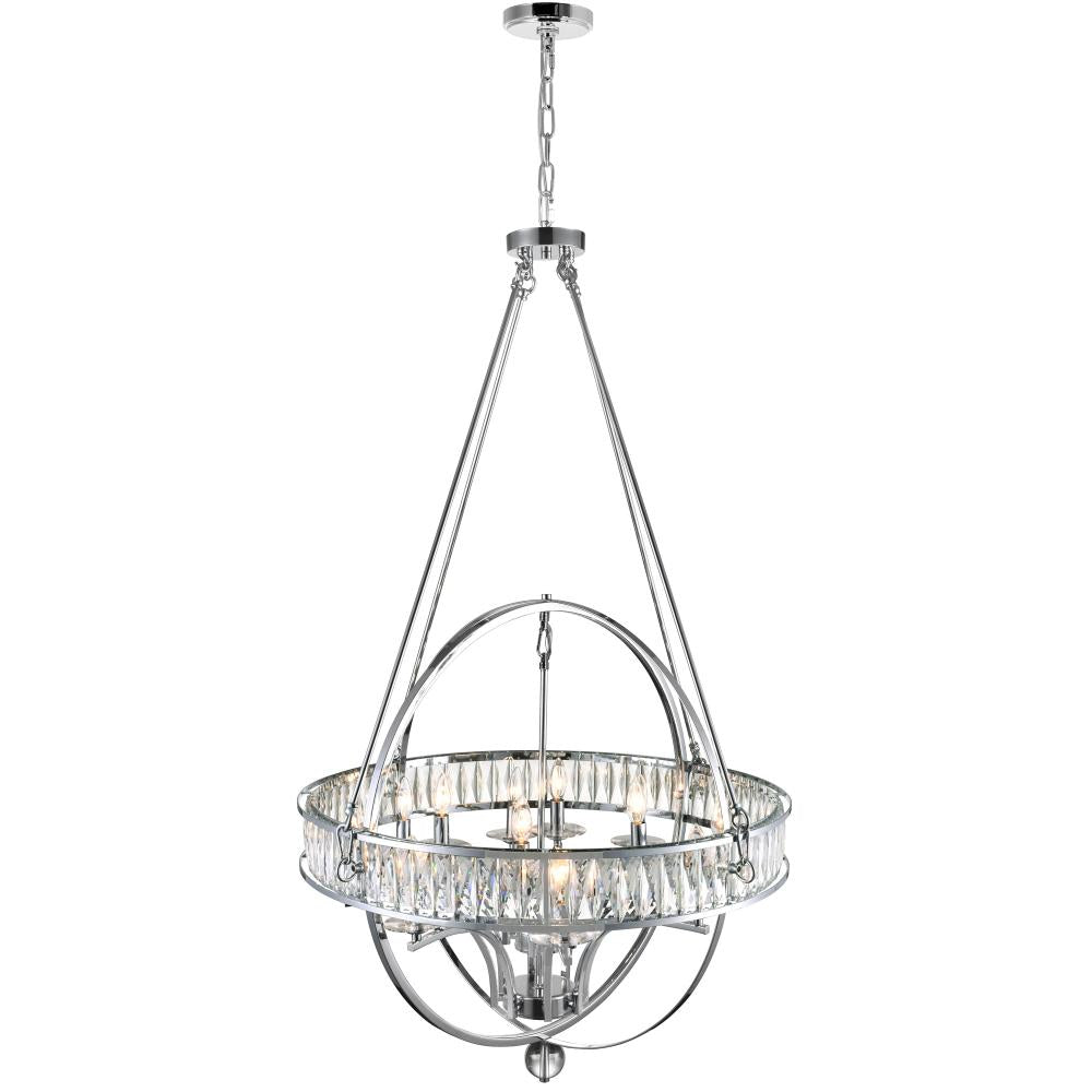 Arkansas 12 Light Chandelier With Chrome Finish