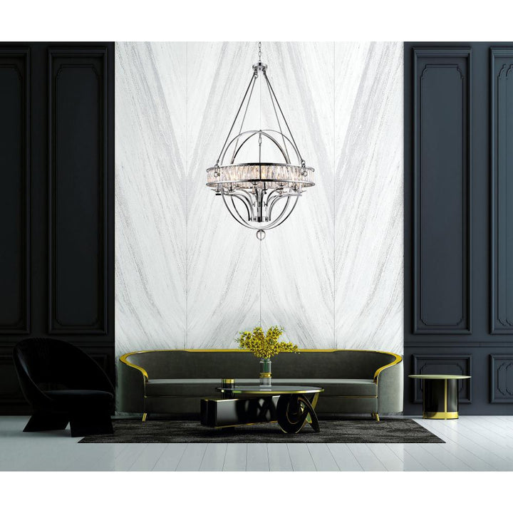Arkansas 12 Light Chandelier With Chrome Finish