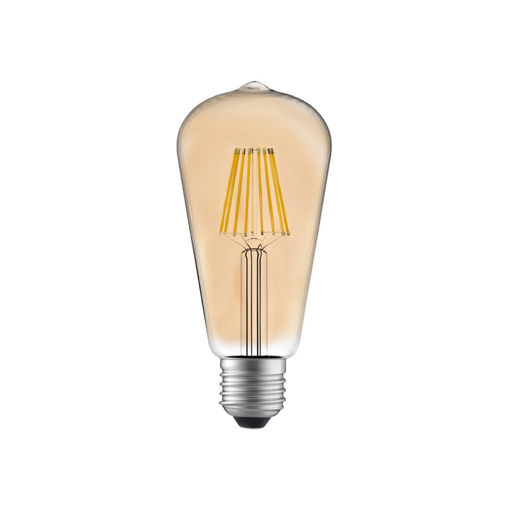 ST19 Warm White 2700K LED 8W Light Bulb (Set of 10)
