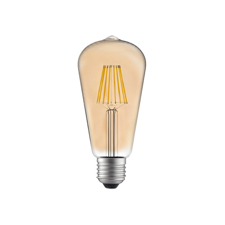 ST19 Warm White 2700K LED 8W Light Bulb (Set of 10)