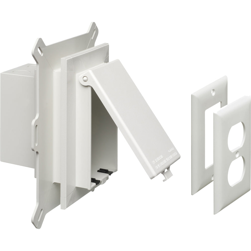 WHITE O/D RECEPT. BOX SW