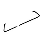 SM114 WRAP LENS ACR CL 47-7/8L