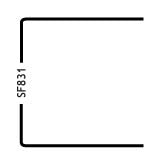 SF831 WRAP LENS ACR OP 47-3/4L