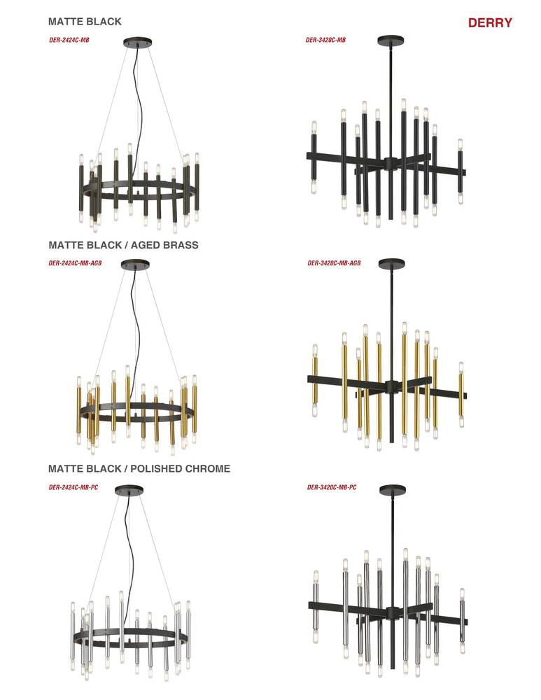 24LT Chandelier, MB & PC