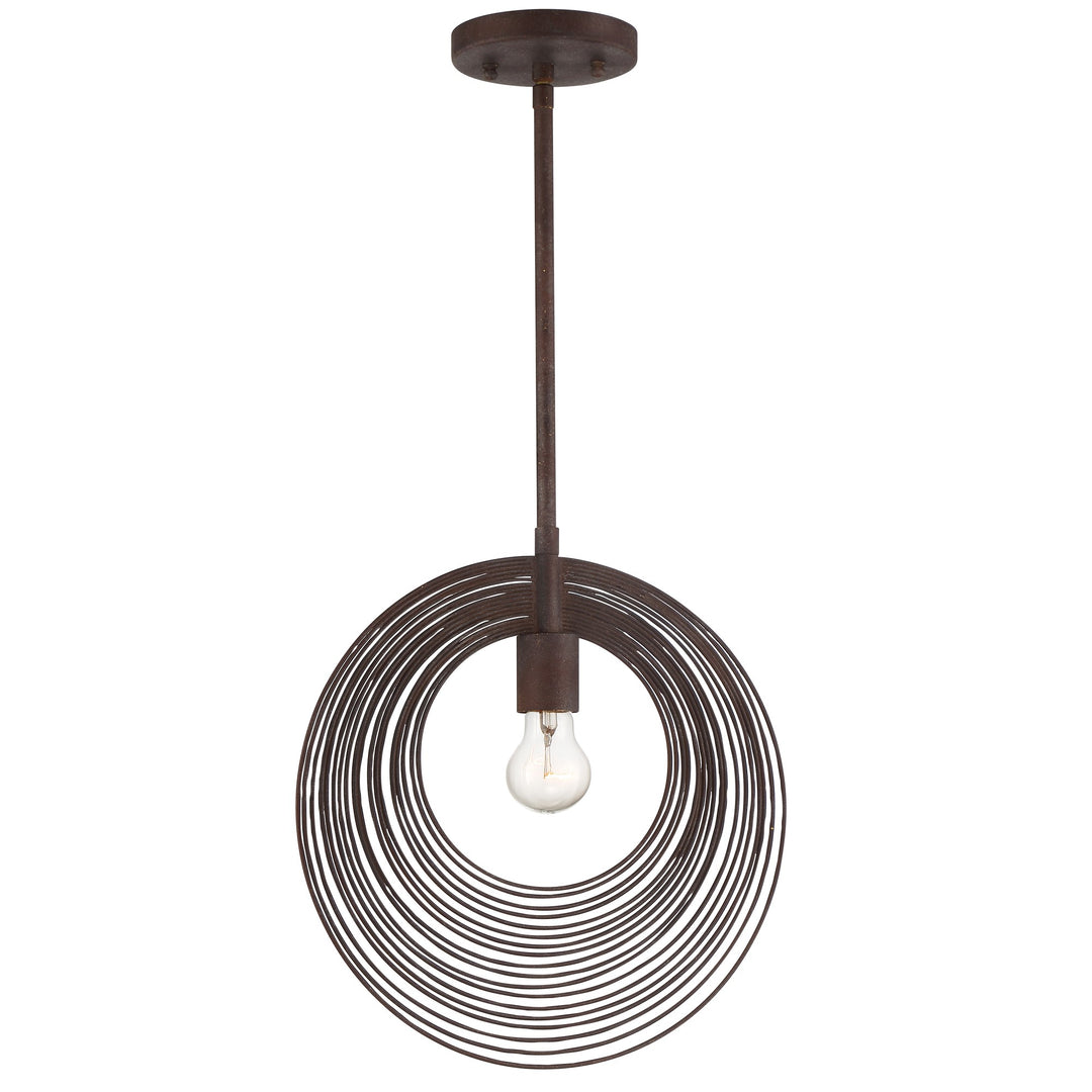 Doral 1 Light Forged Bronze Mini Pendant