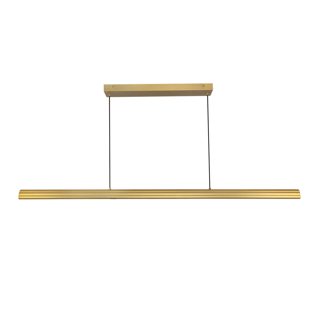 Dottie 4-ft Gold dimmable LED Linear Pendant