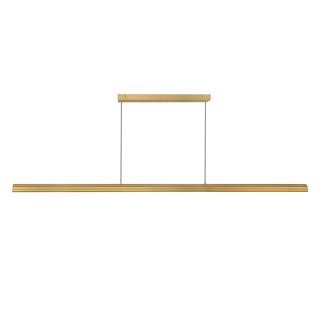 Dottie 5-ft Gold dimmable LED Linear Pendant