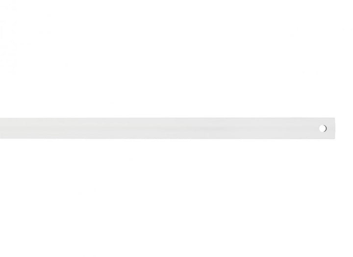 12" Downrod in Matte White