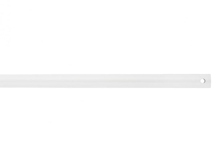12" Downrod in White