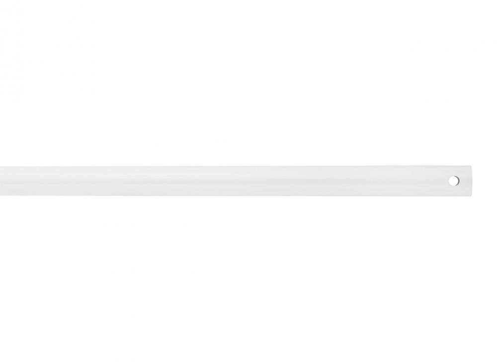 36" Downrod in White