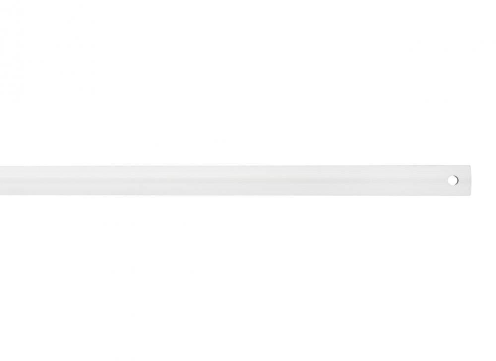 72" Downrod in White