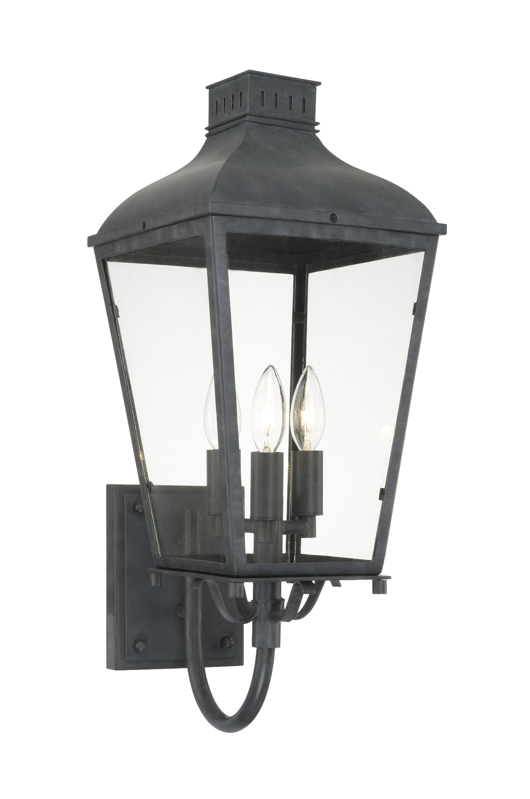 Dumont 3 Light Graphite Outdoor Sconce