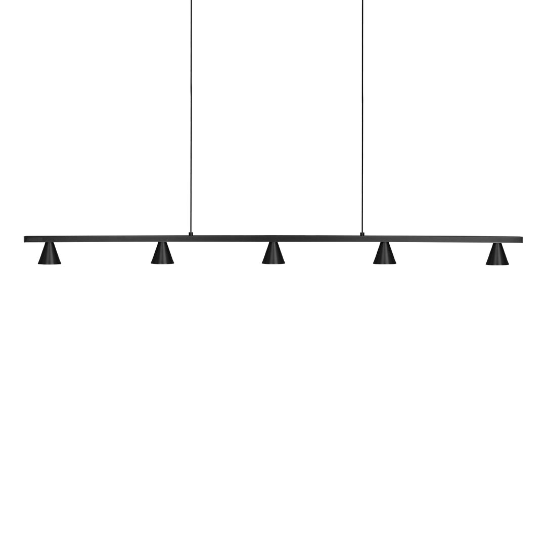 Dune 47-in Black LED Linear Pendant