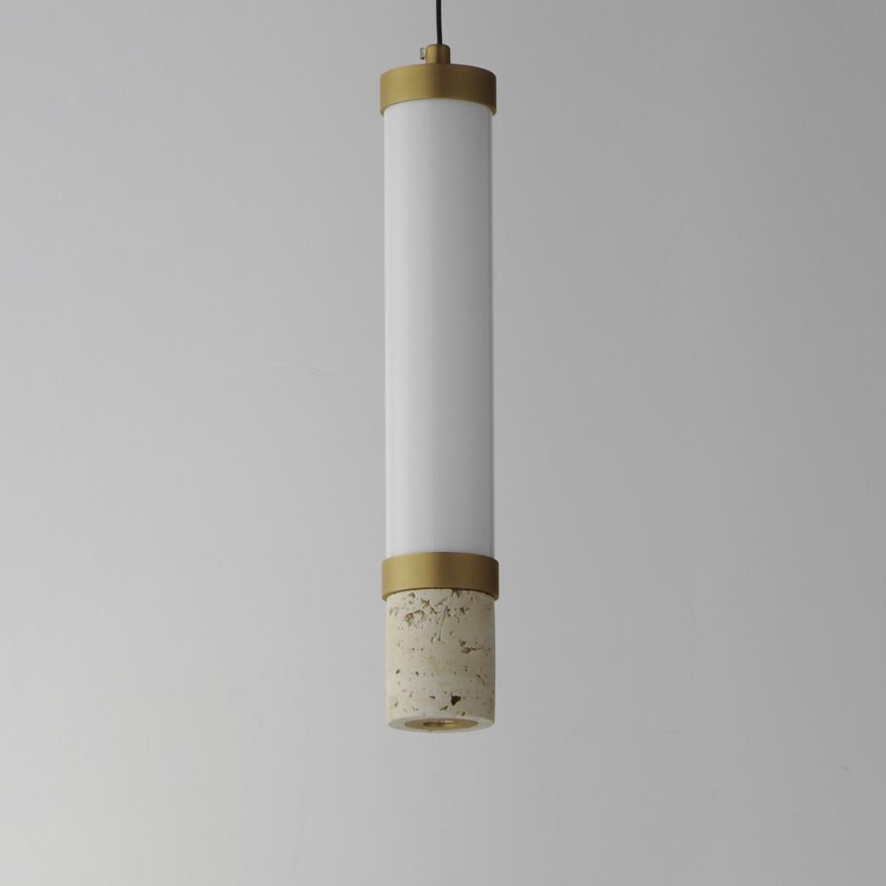 Travertine-Single Pendant