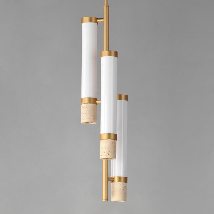 Travertine-Multi-Light Pendant