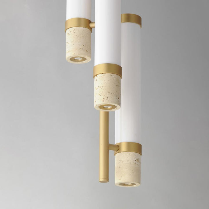 Travertine-Multi-Light Pendant