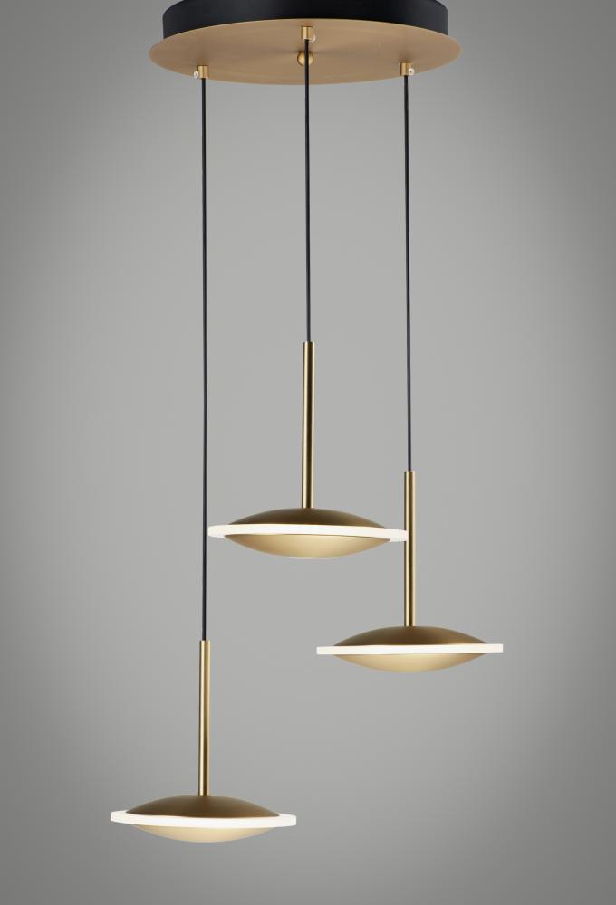 Saucer-Multi-Light Pendant