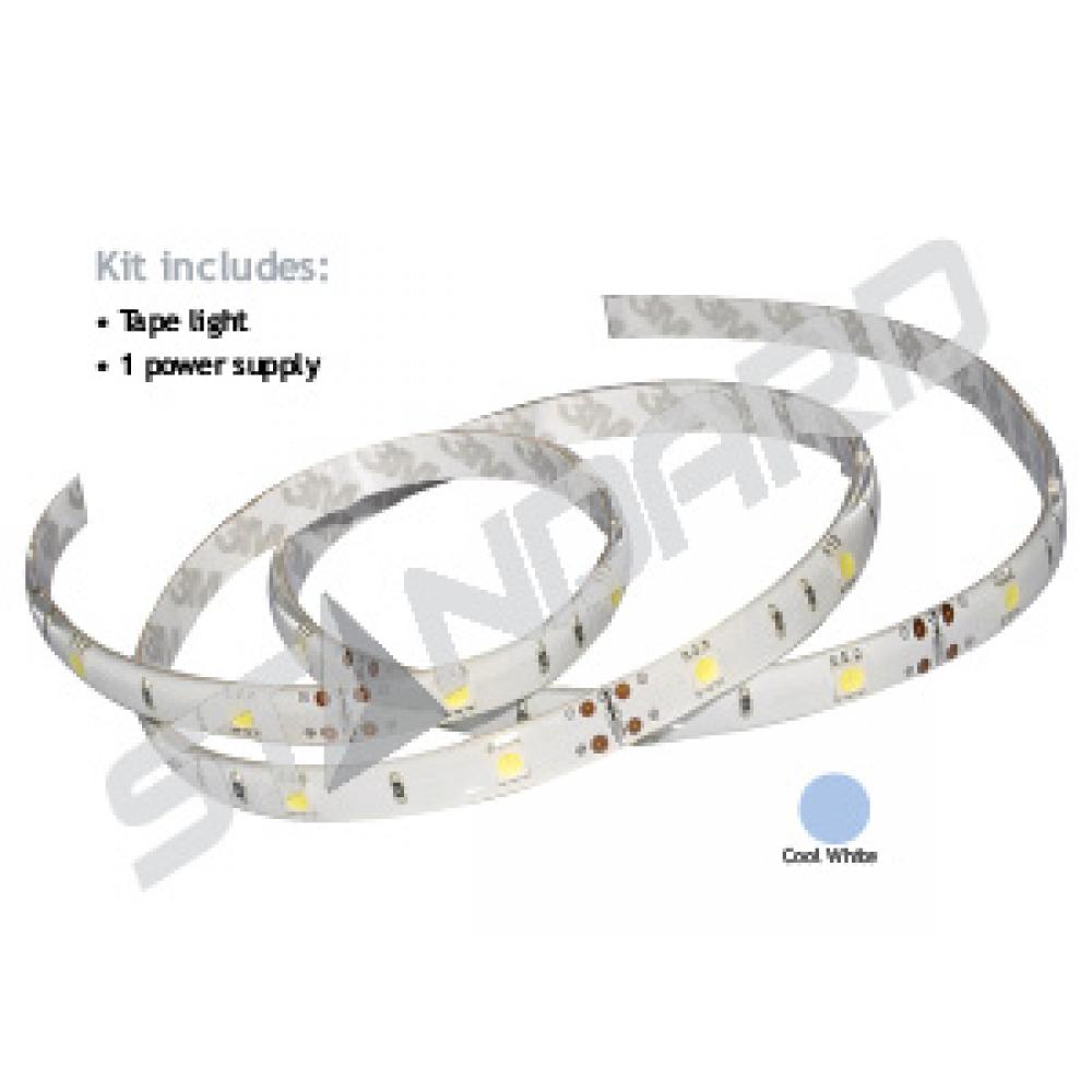 LED/TAPE/16.4'/5050/CW KIT/12V/50M/STD