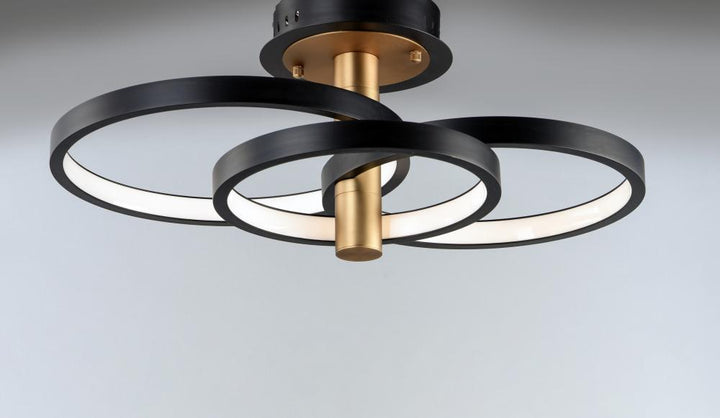 Hoopla-Semi-Flush Mount