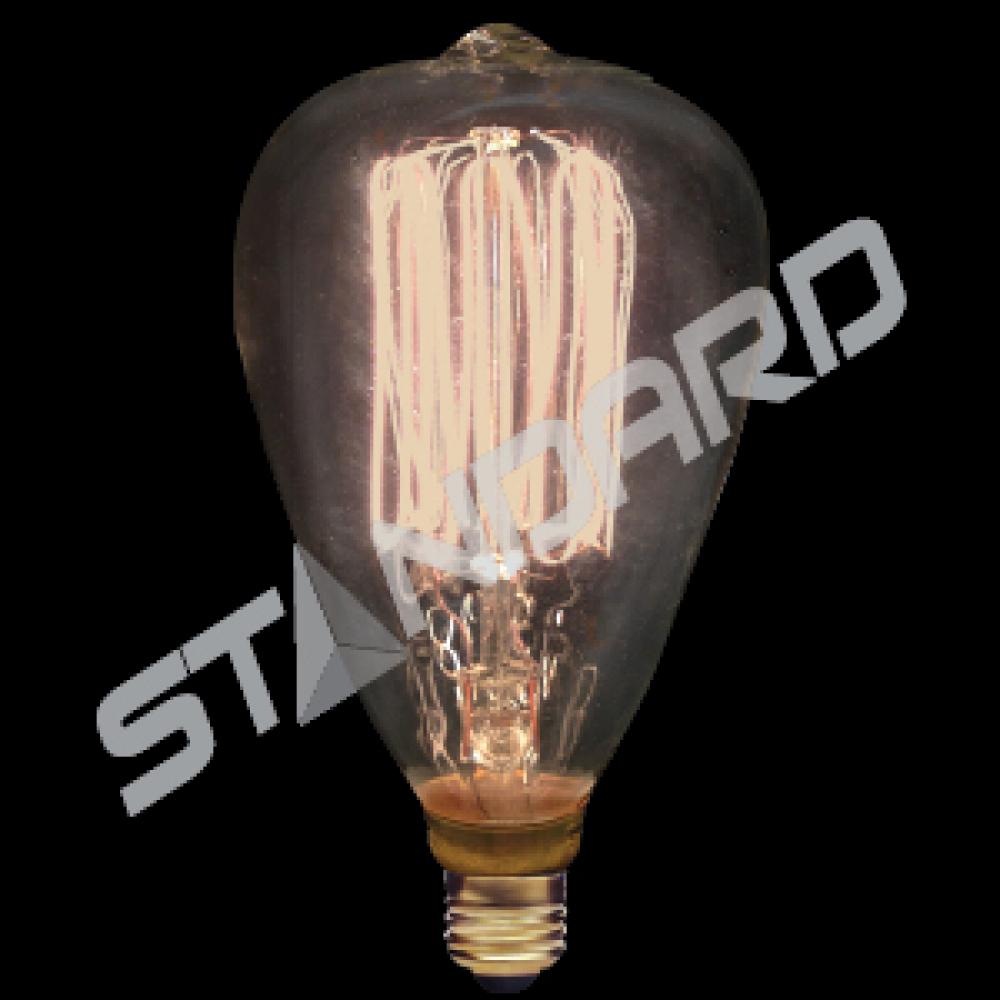 40W VICTORIAN S14 SQU. CAGE E12/120V/STD