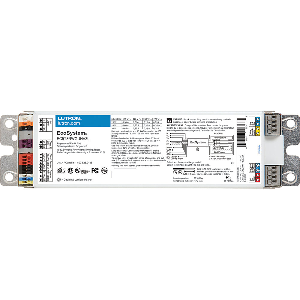 ECOSYS RW T8 LIN AND U-BENT 3-LAMPS G-CN