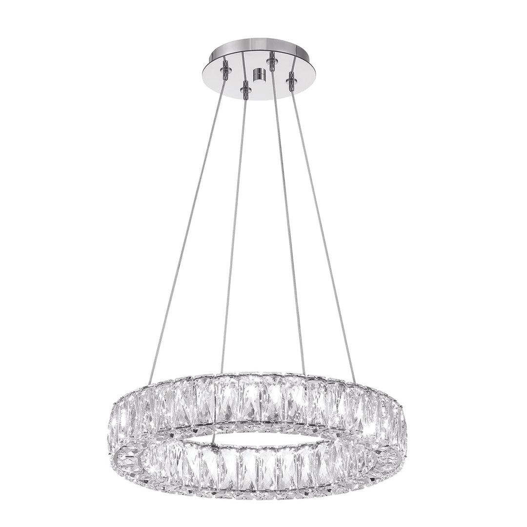 Kinsley LED Polished Chrome Chandelier