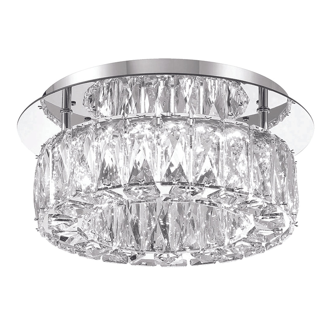 Kinsley LED Polished Chrome Flush Mount