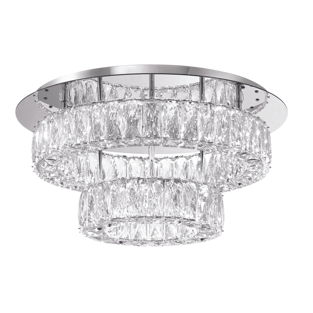 Kinsley LED Polished Chrome Flush Mount