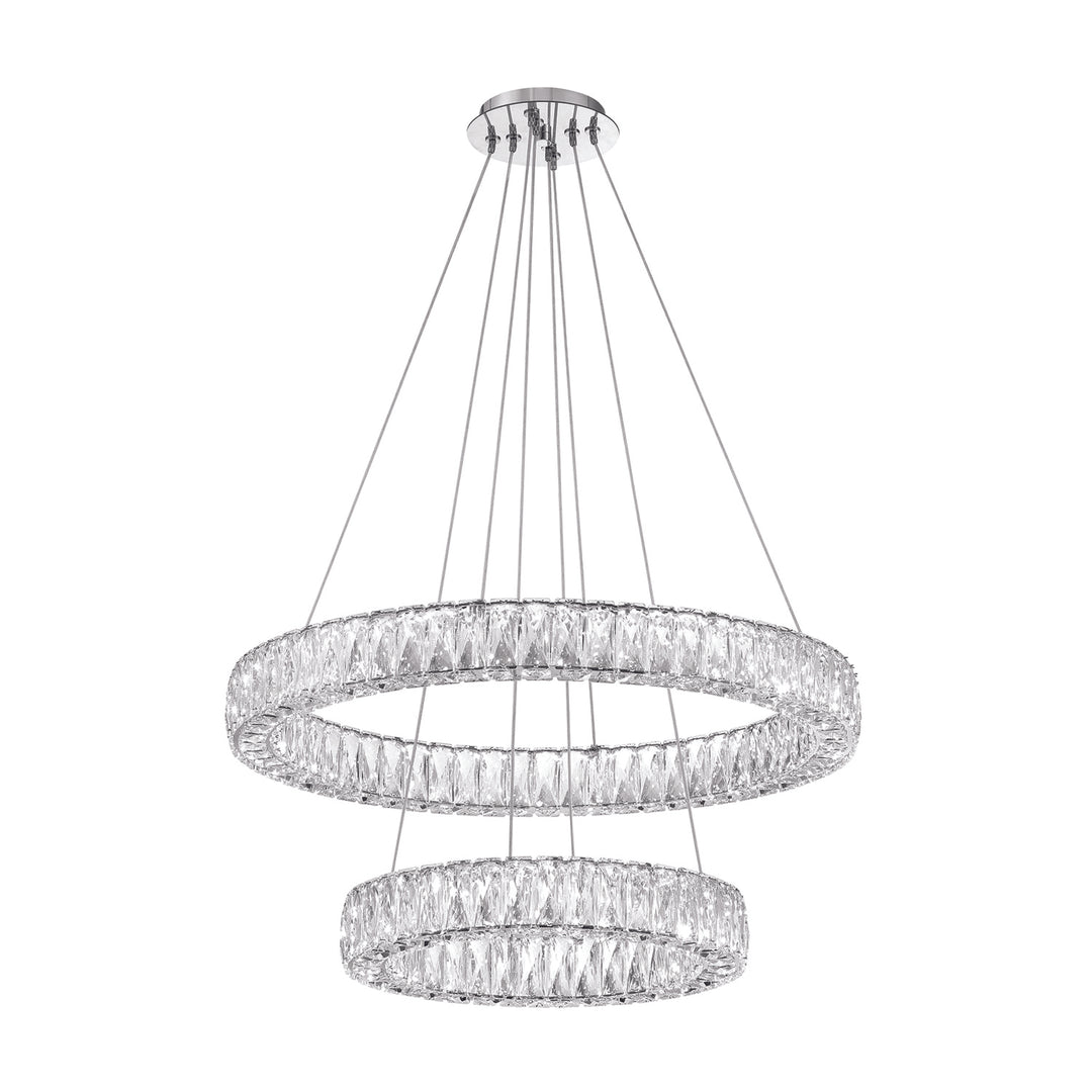 Kinsley LED Polished Chrome Chandelier