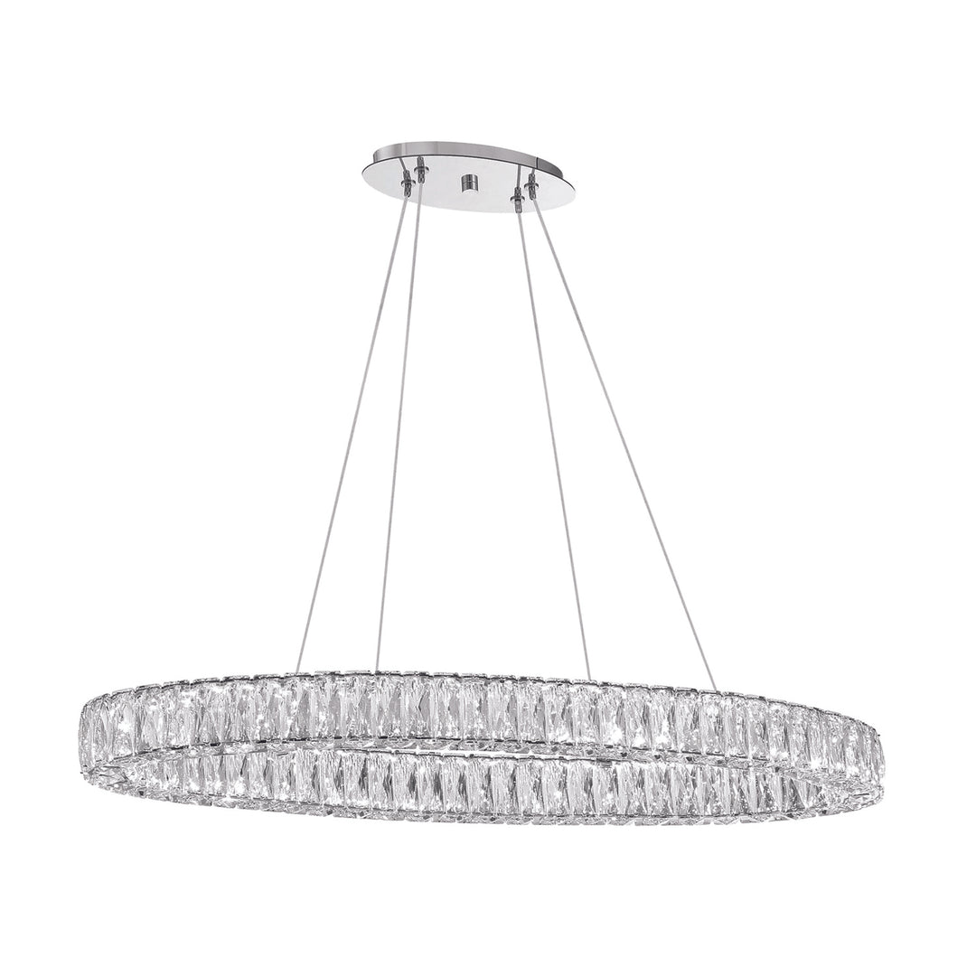 Kinsley LED Polished Chrome Chandelier