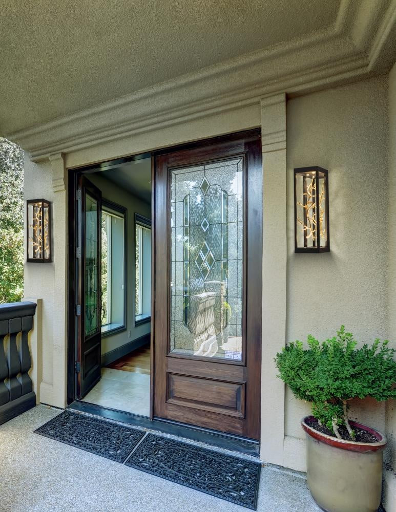 Aerie 4 Light Sconce in Black and Gold