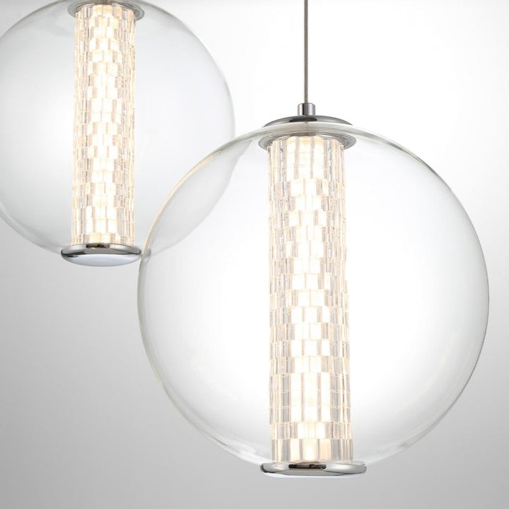 Atomo 3 Light Pendant in Chrome