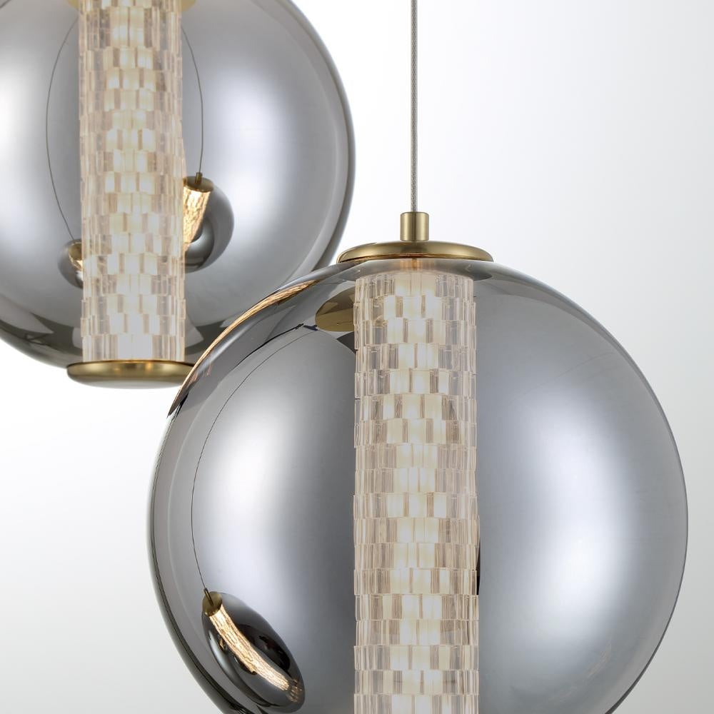 Atomo 3 Light Pendant in Gold